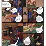 Sena invites Alan inside, and they talk about the job and food while Alan starts to clean up.